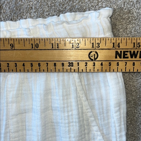 Rails White White Breezy Double Gauze Pants size XS - Picture 11 of 12